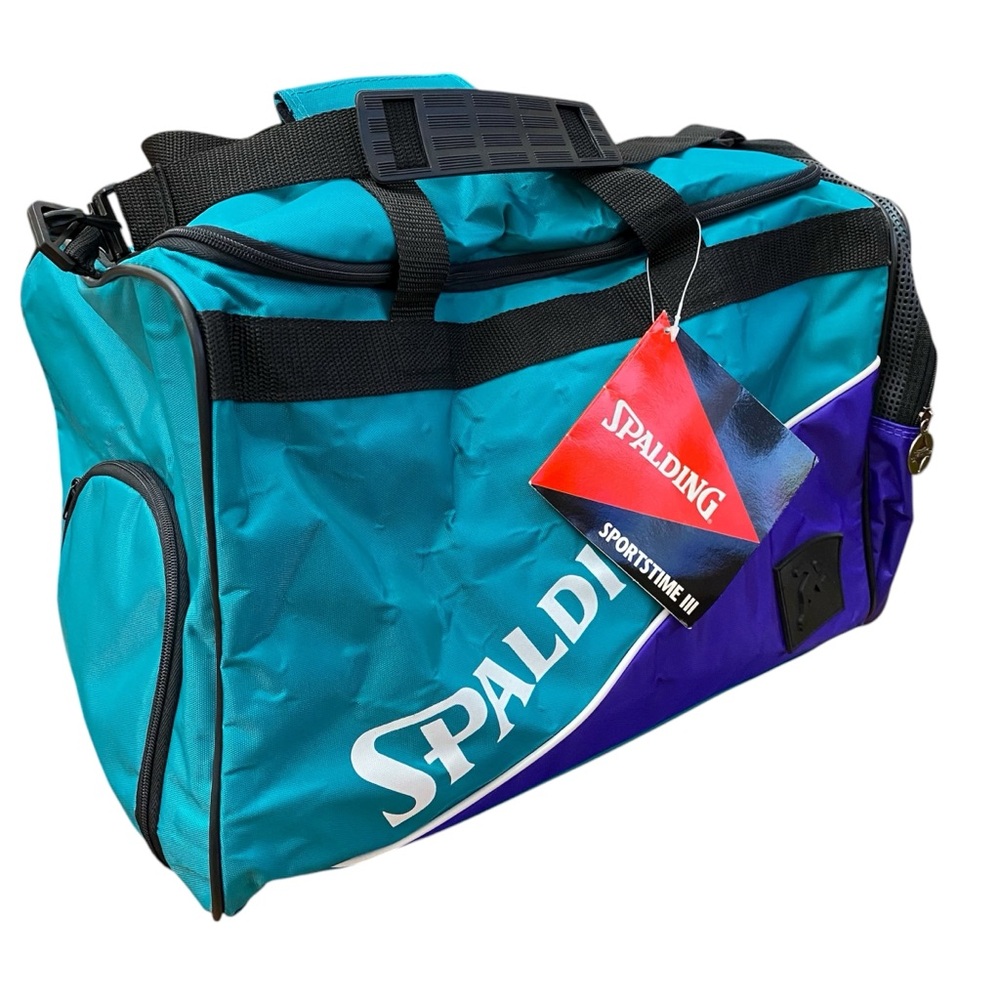 NWT Vintage Spalding Sportime 3 Duffle Bag